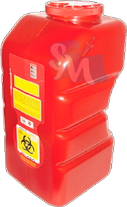 Recolector para líquidos 12 litros rojo A1-PL-12R