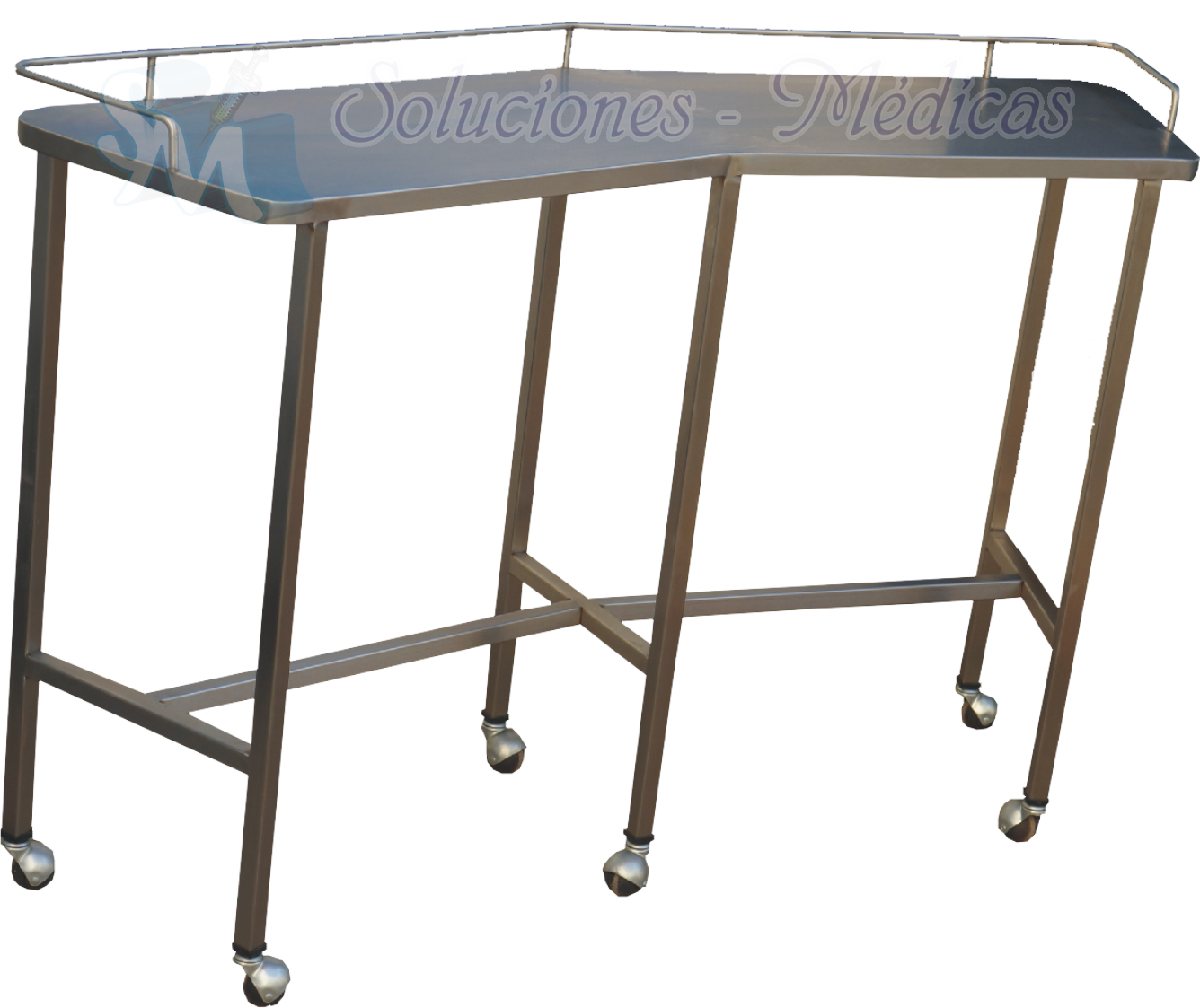 Mesa de riñón inox sin entrepaño MA-MRI1
