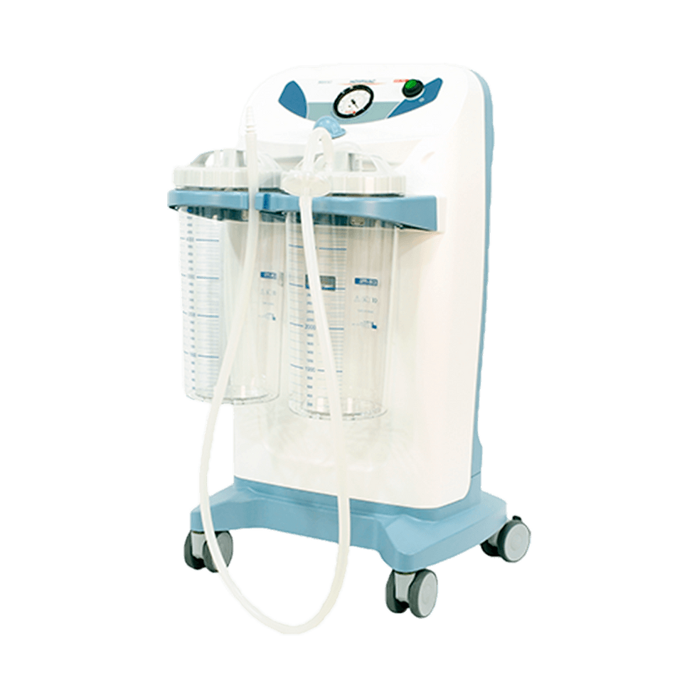 Aspirador Secreciones Institucional Hospivac 350 Basic 2 con dos Frascos 2000 ml