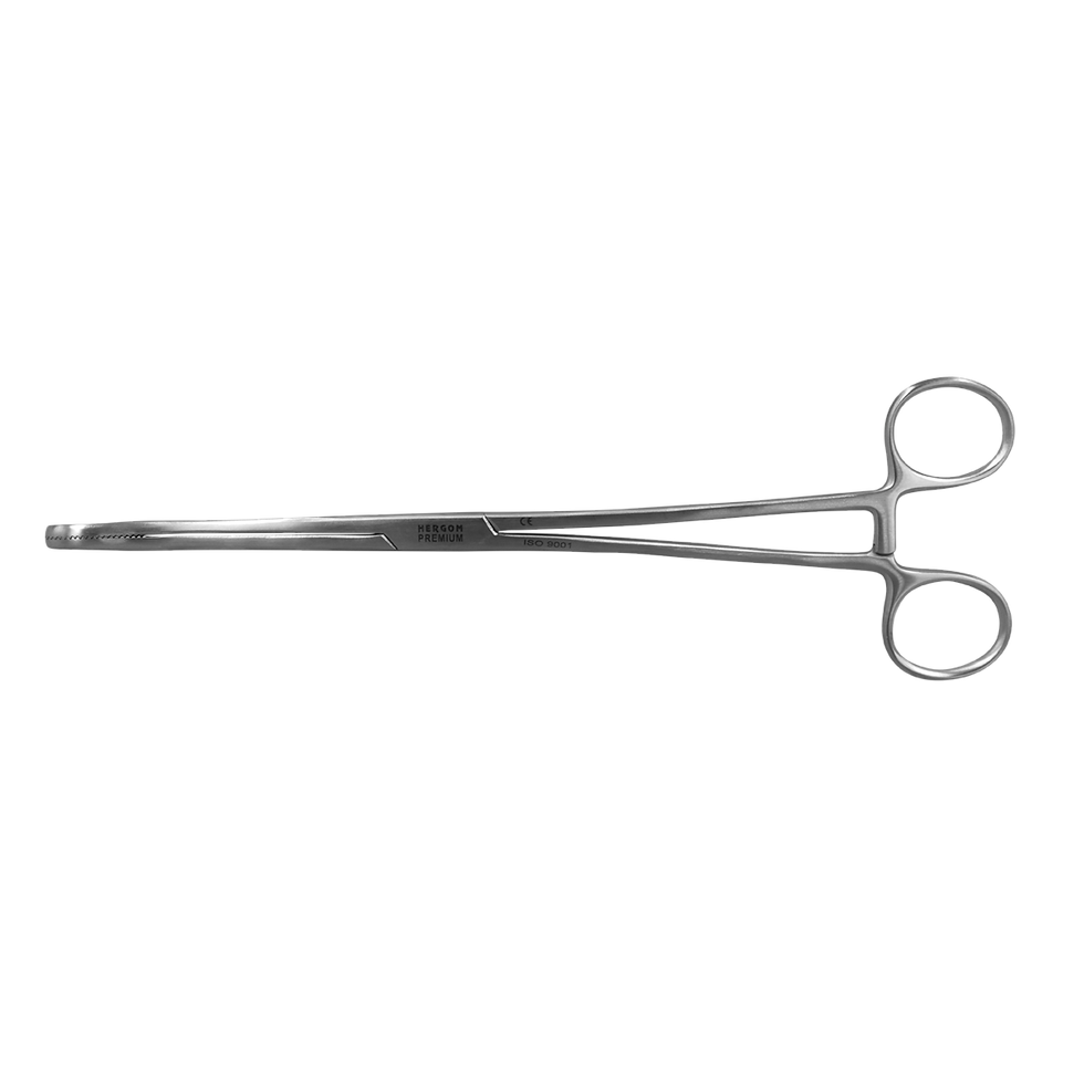 Pinza Forester Porta Esponjas de Acero Inoxidable Alemán, recta, 24 cm (5-46-5)