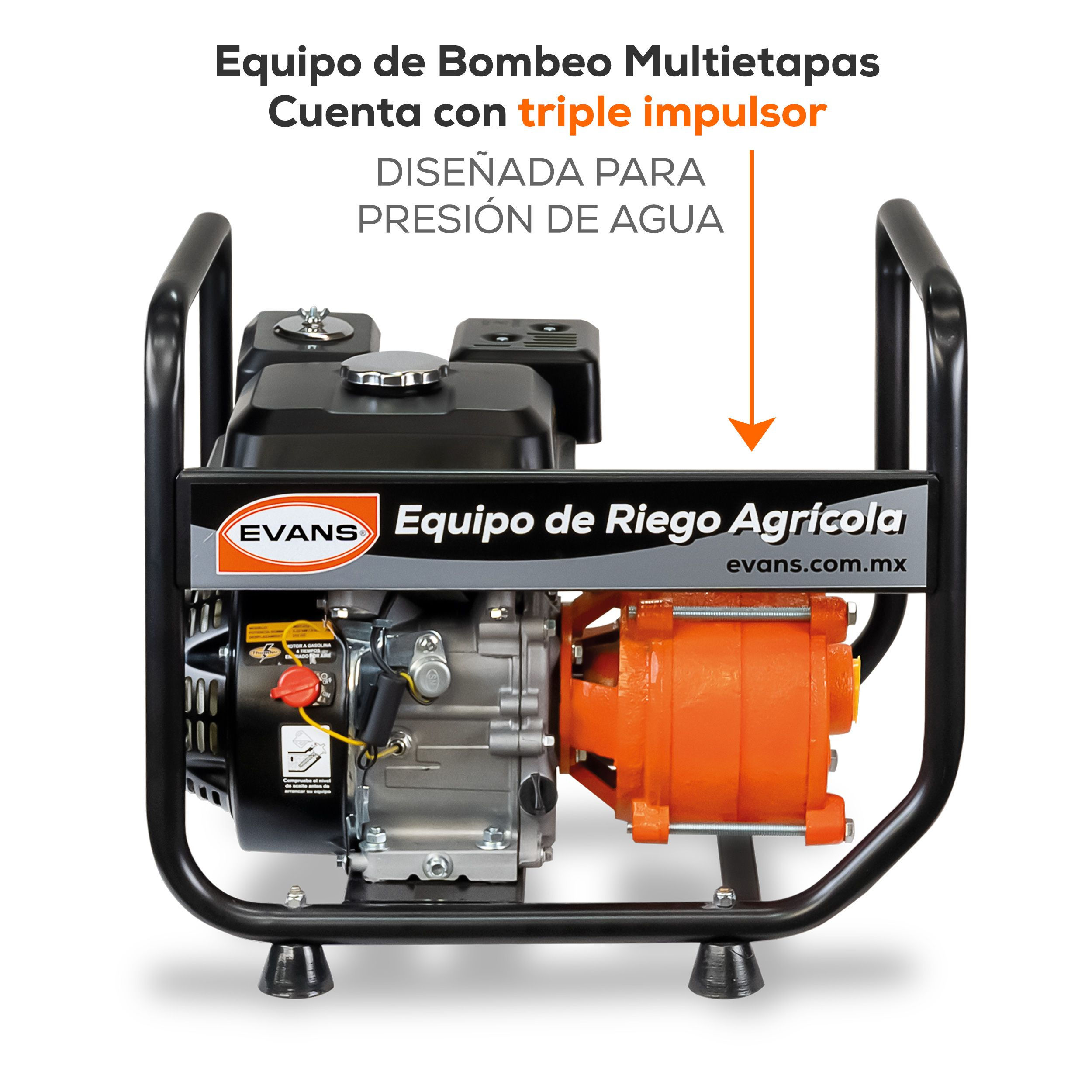 Equipo riego centrifugo 7HP