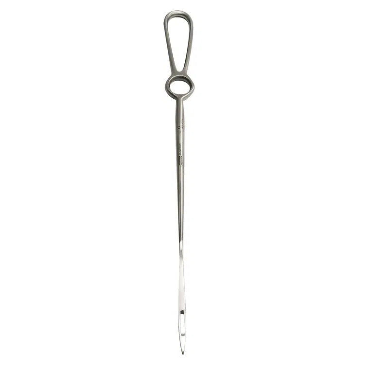 Aguja Veterinaria para Ligaduras, buhner, 30 cm
