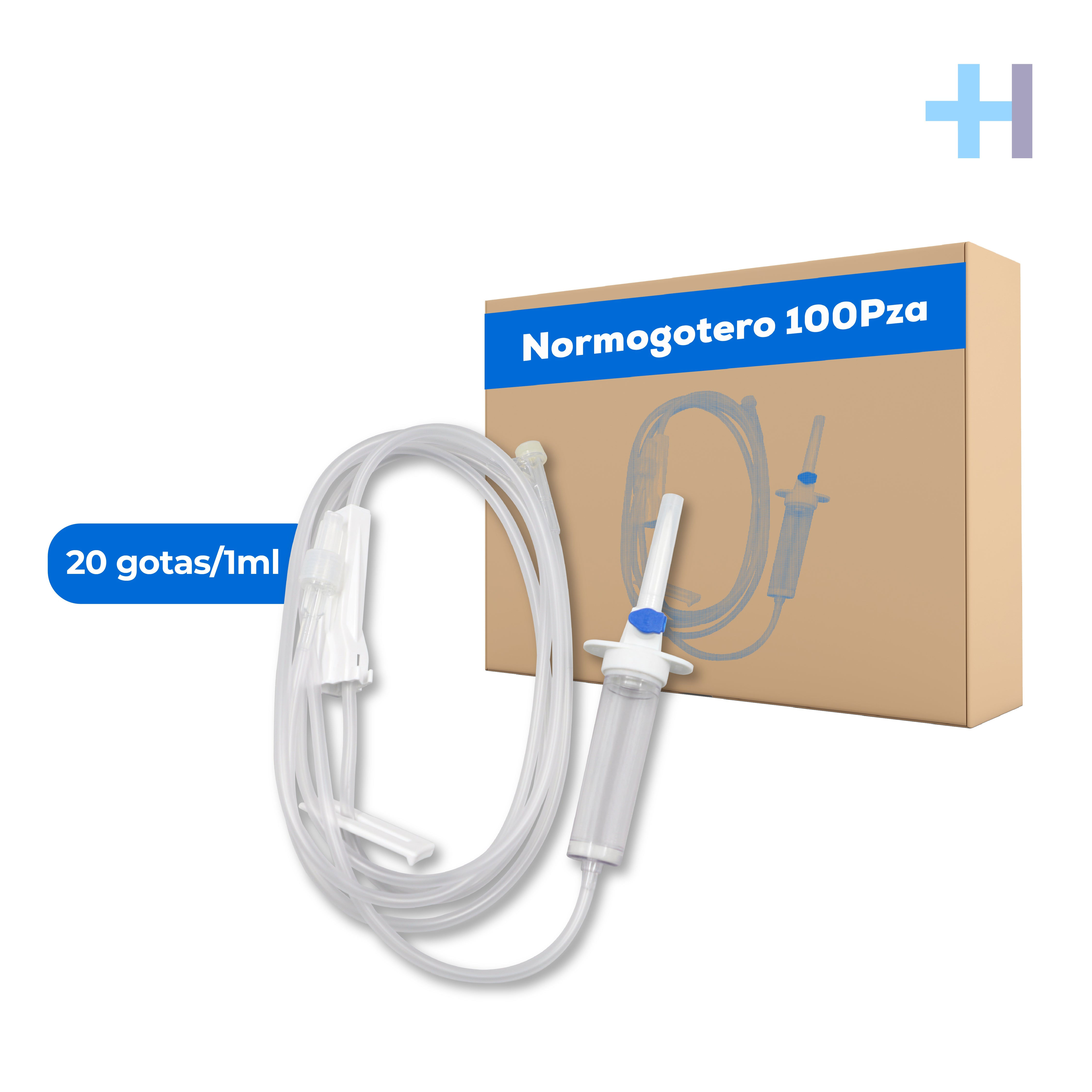 Normogotero sin aguja para Venoclisis estéril y desechable de 20, 100 piezas