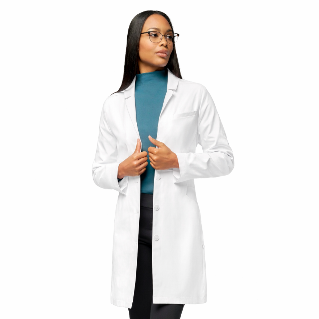 Bata de Laboratorio Larga para Hombre y Mujer / Bata Médica, mujer - 35", s