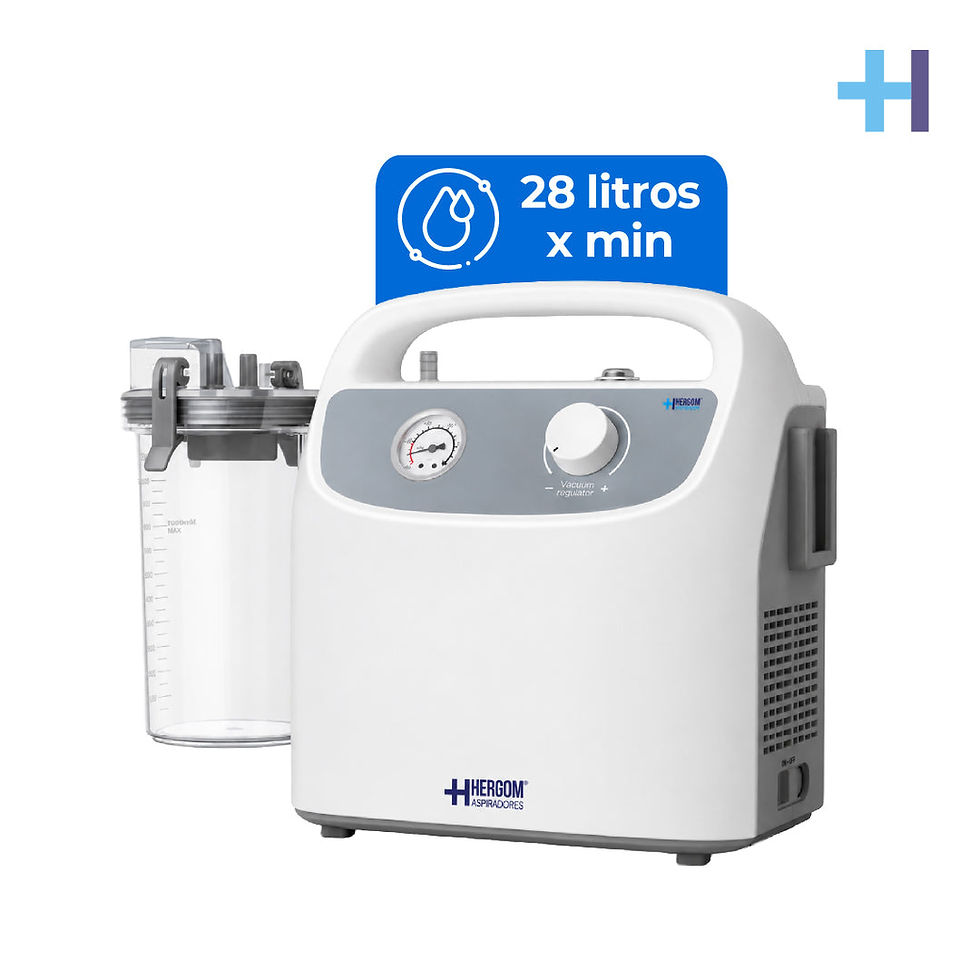Aspirador portátil 7E-B con flujo hasta 28 L/min