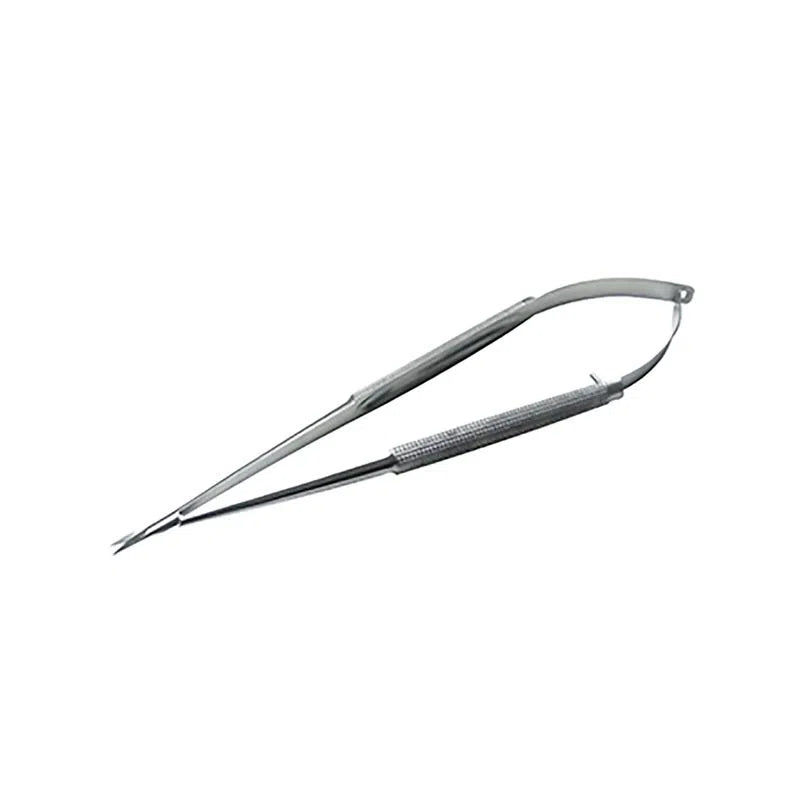 Tijera Miltex Micro Tipo Castro Viejo de Acero Inoxidable Alemán, curva, 18 cm