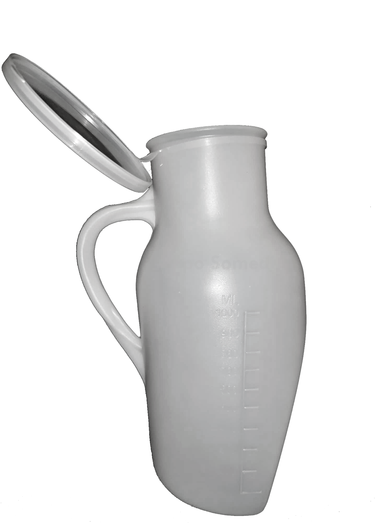 Orinal o Pato Graduado transparente de plástico MXOGT