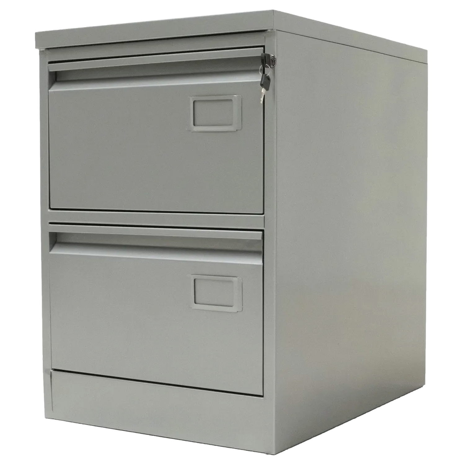Archivero vertical de metal con llave 2 gavetas MO-AV2