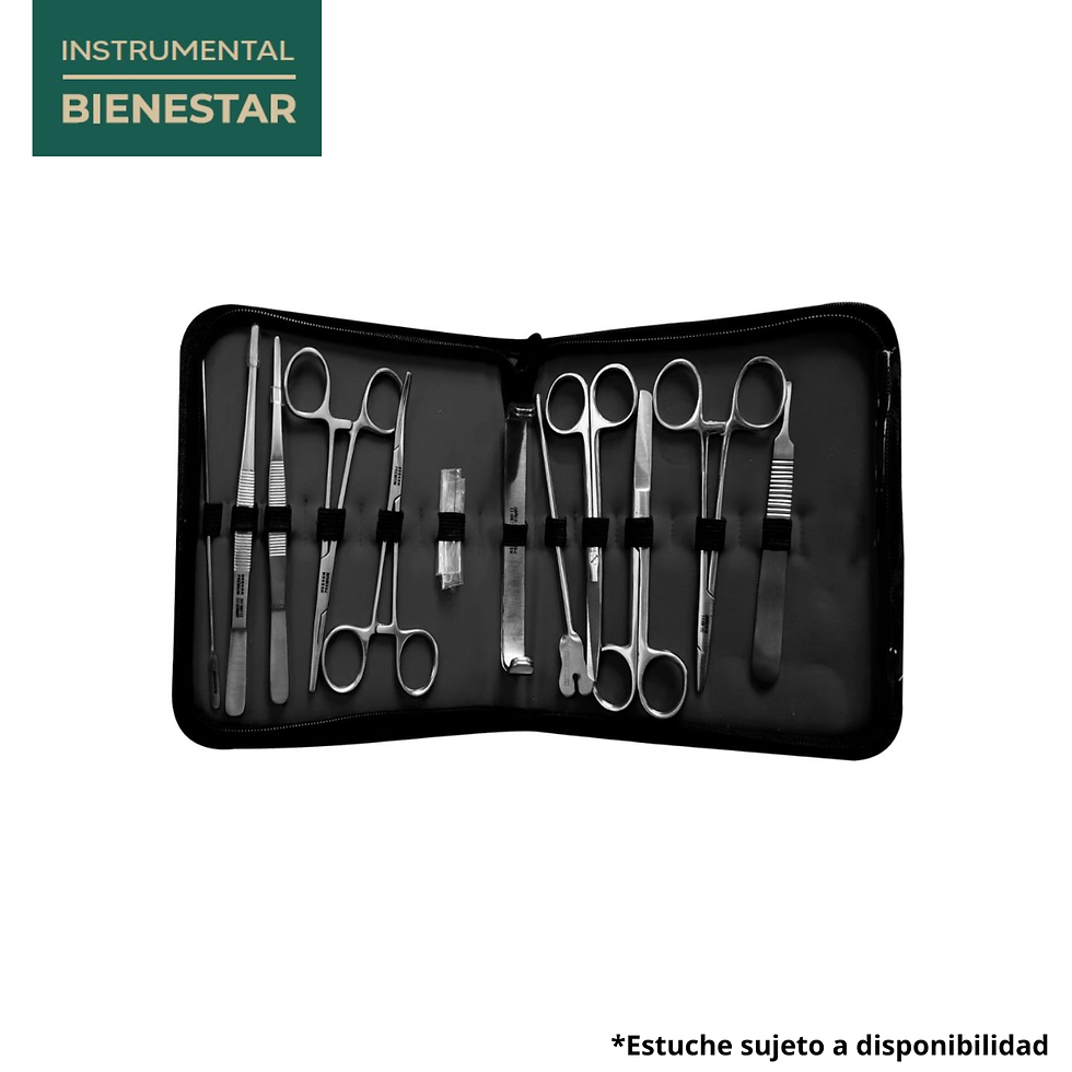 Set Instrumental para Curación 12 piezas "La Clínica es Nuestra" Bienestar