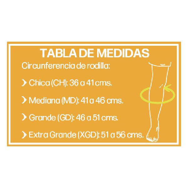 Miniatura: Rodillera Larga de Neopreno con Varillas Flexibles y Broche de contactel Gd