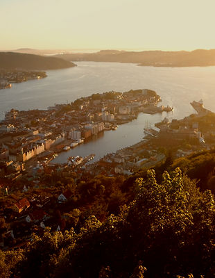 bergen sunset