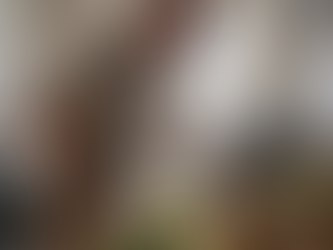 Mulher com aparência cansada e cabelo bagunçado em uma cozinha iluminada, preparando chá natural. Sobre a mesa de madeira, há fatias de gengibre fresco, dente-de-leão e ervas medicinais, com uma chaleira ao fundo.