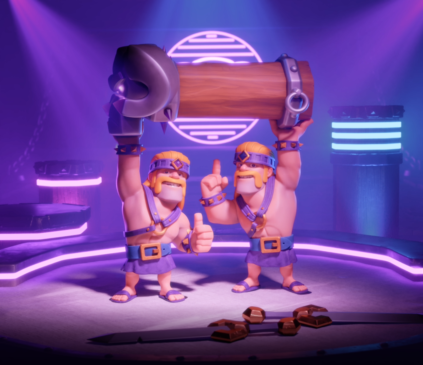 Evolved Battleram character from Clash Royale