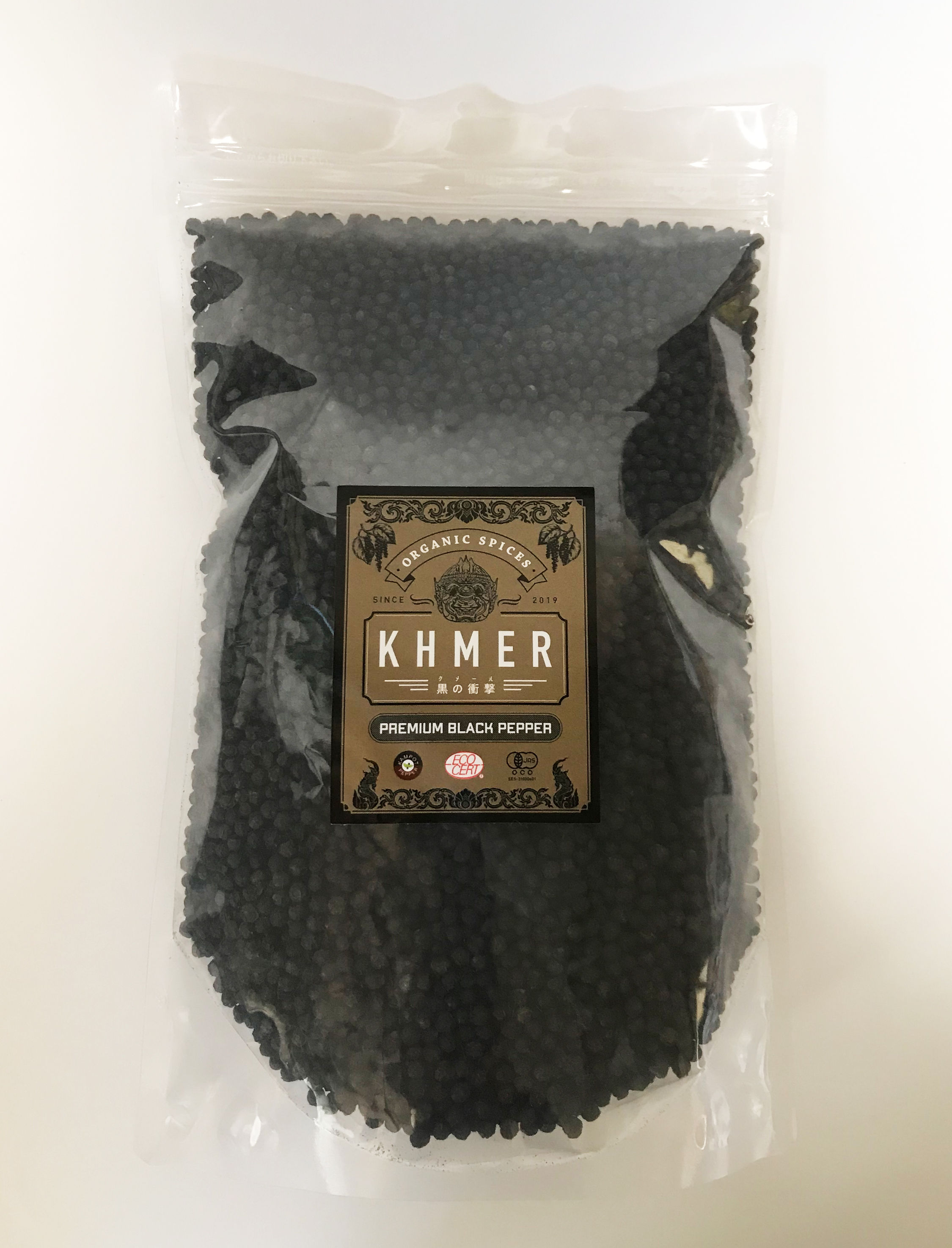 クメール黒の衝撃 有機黒胡椒（ｶﾝﾎﾟｯﾄﾍﾟｯﾊﾟｰ）業務用１ｋｇ