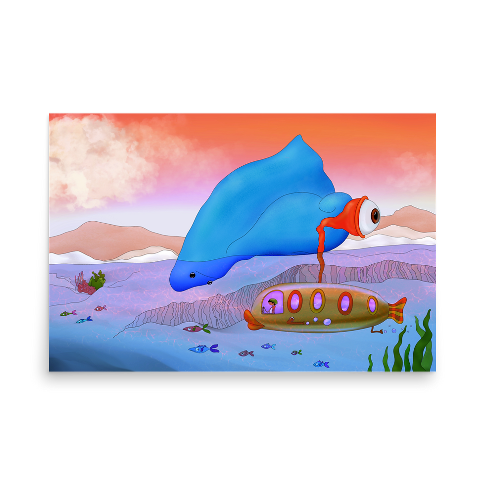 Thumbnail: Saddy n Bean - Scuba - Print