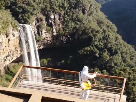 Parque do Caracol passa por higienização