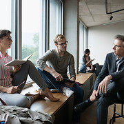 Professor with Students