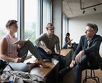 Professor with Students