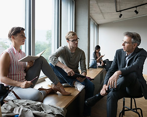 Professor with Students