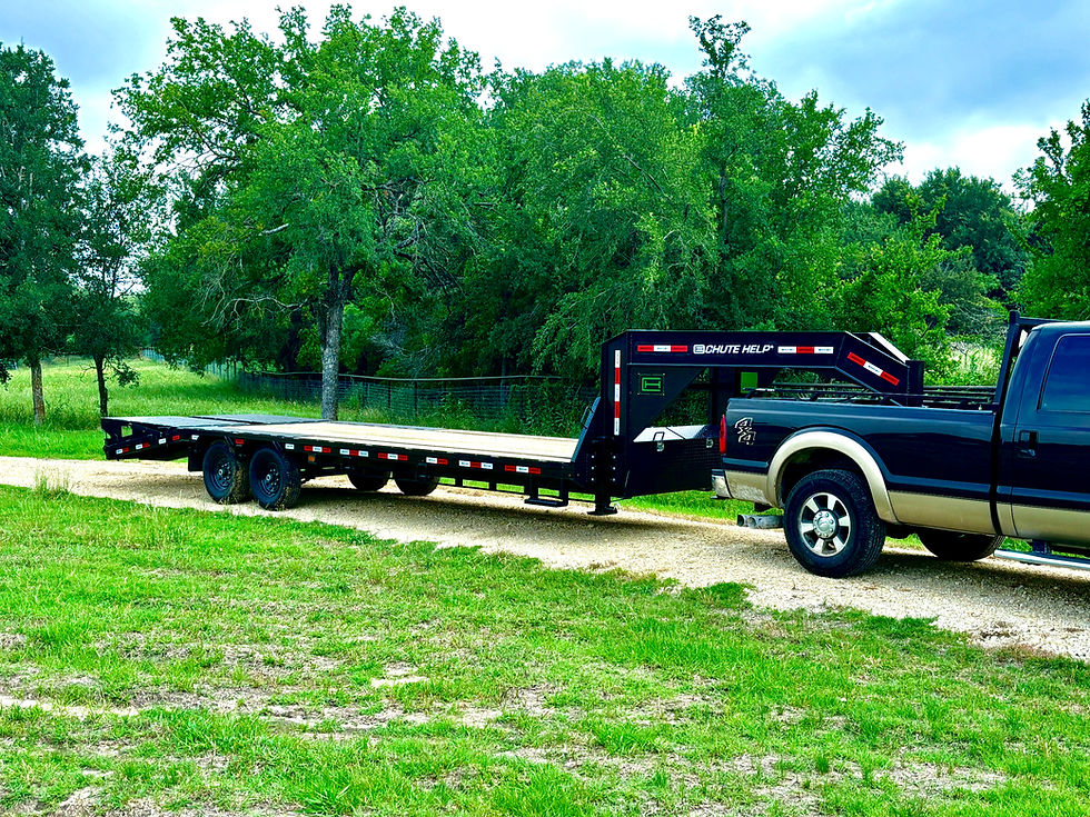 Thumbnail: Flatbed Gooseneck Trailer