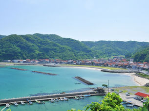 綺麗な海が遠浅に続く海浜公園