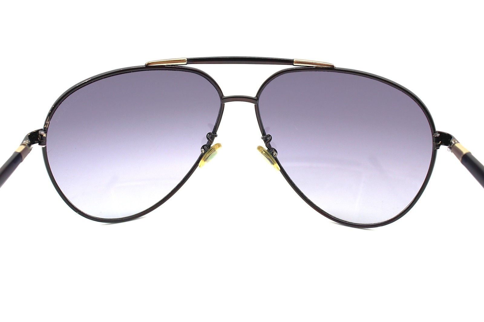 DOLCE & GABBANA DG2109 62-12-133 Black Gold Purple Aviator Sunglasses Men's
