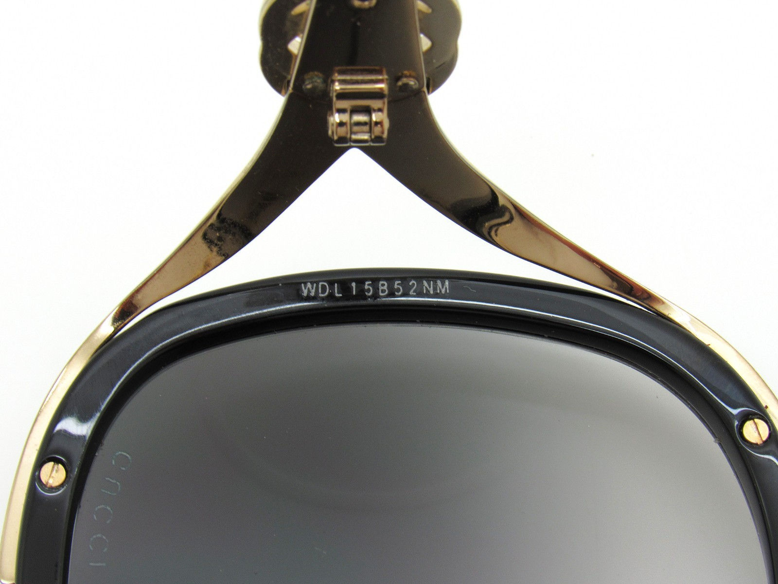 Gucci GG0226S 001 56-22-130 Black/Gold/Grey Oversized Round Women's Sunglasses