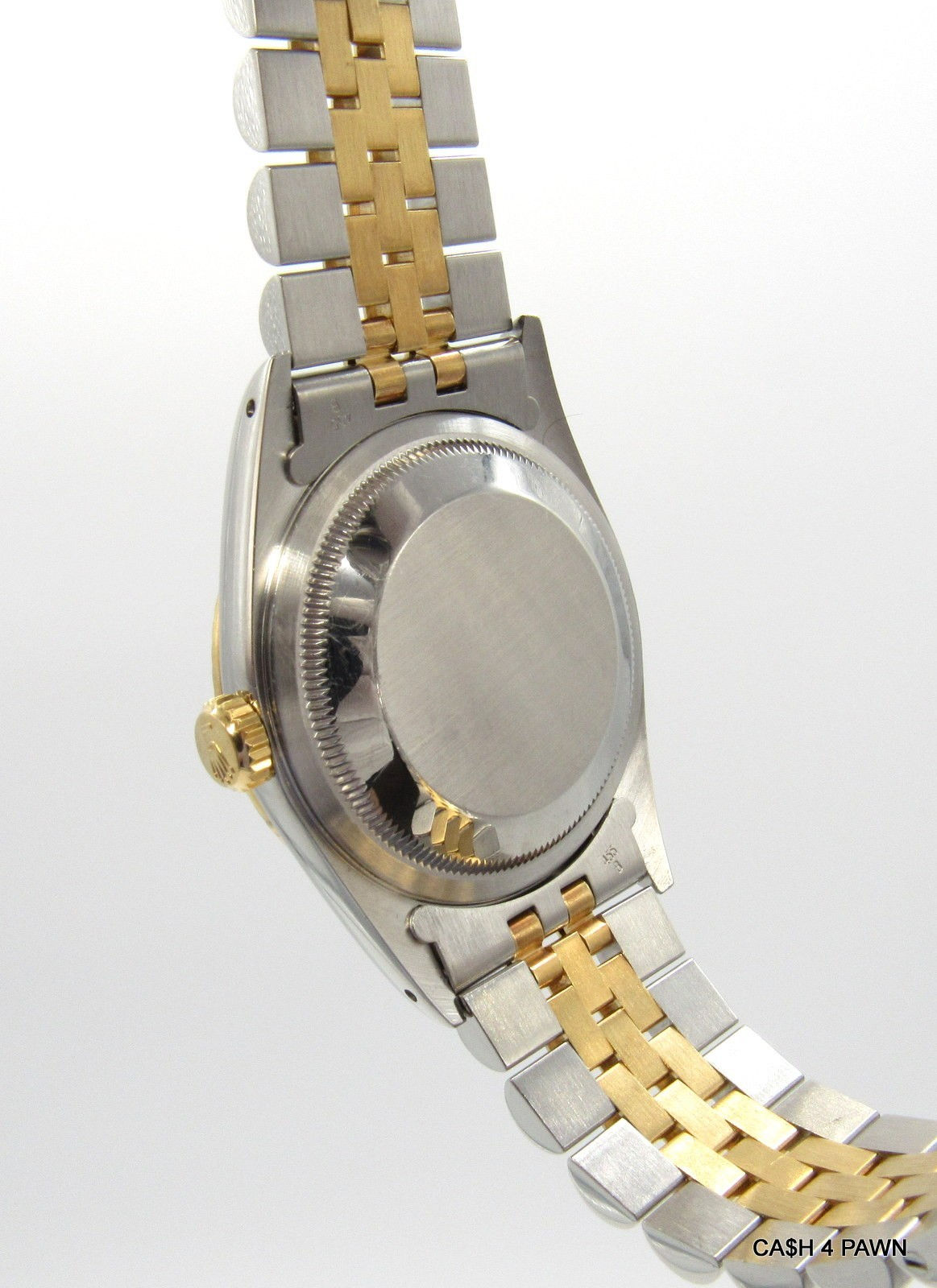 1993 ROLEX DATEJUST 36mm 16233 18K GOLD &SS CHAMPAGNE DIAL JUBILEE TWOTONE WATCH