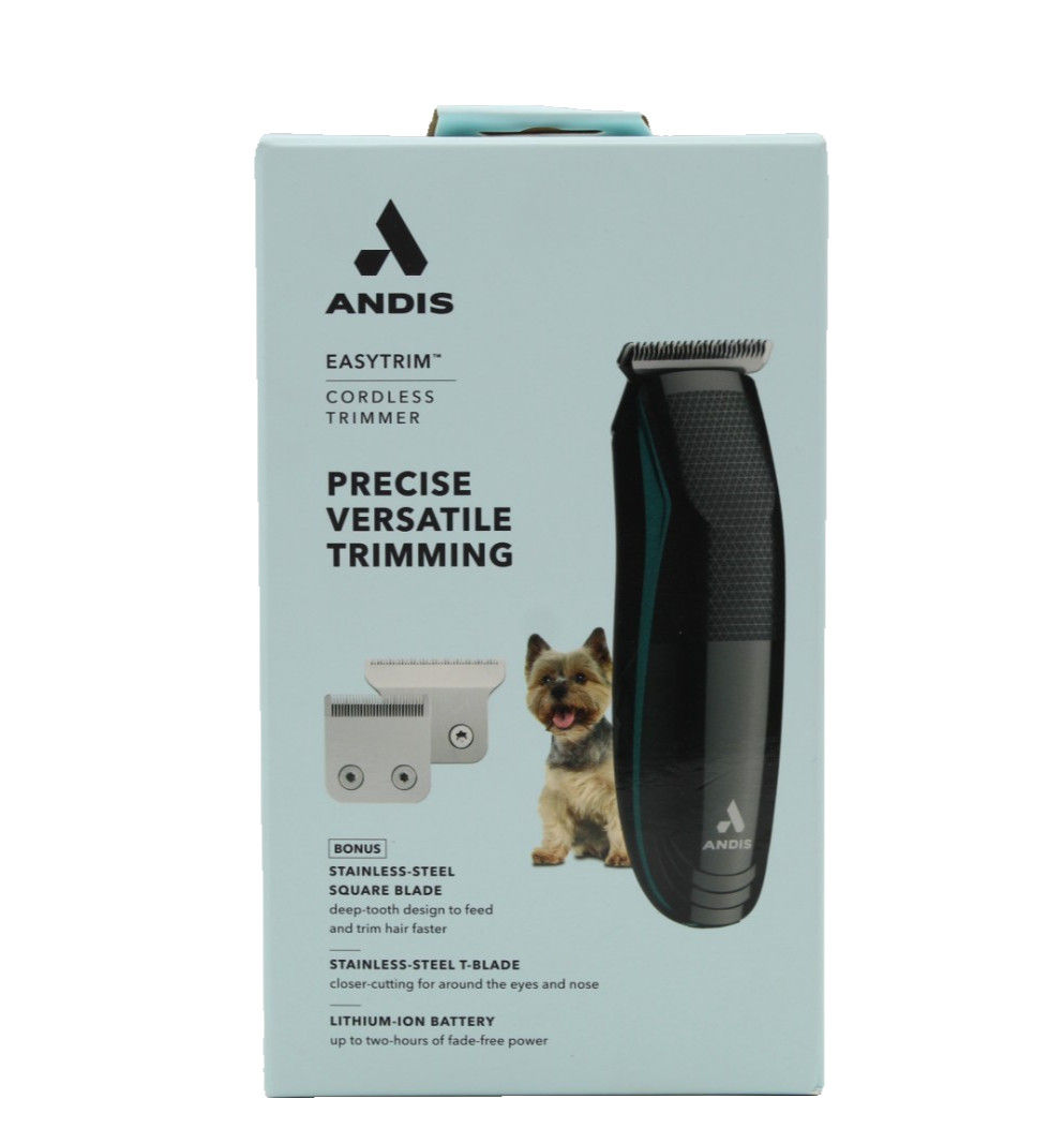 Andis EasyTrim Cordless Pet Trimmer Dog Grooming Kit Li-Ion CLT-3 #562261 New
