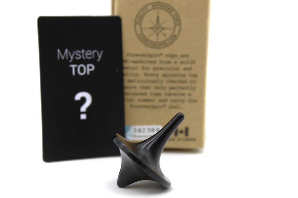 Thumbnail: ForeverSpin Black Mystery Top Limited Edition #342389 Box Pouches Money Clip