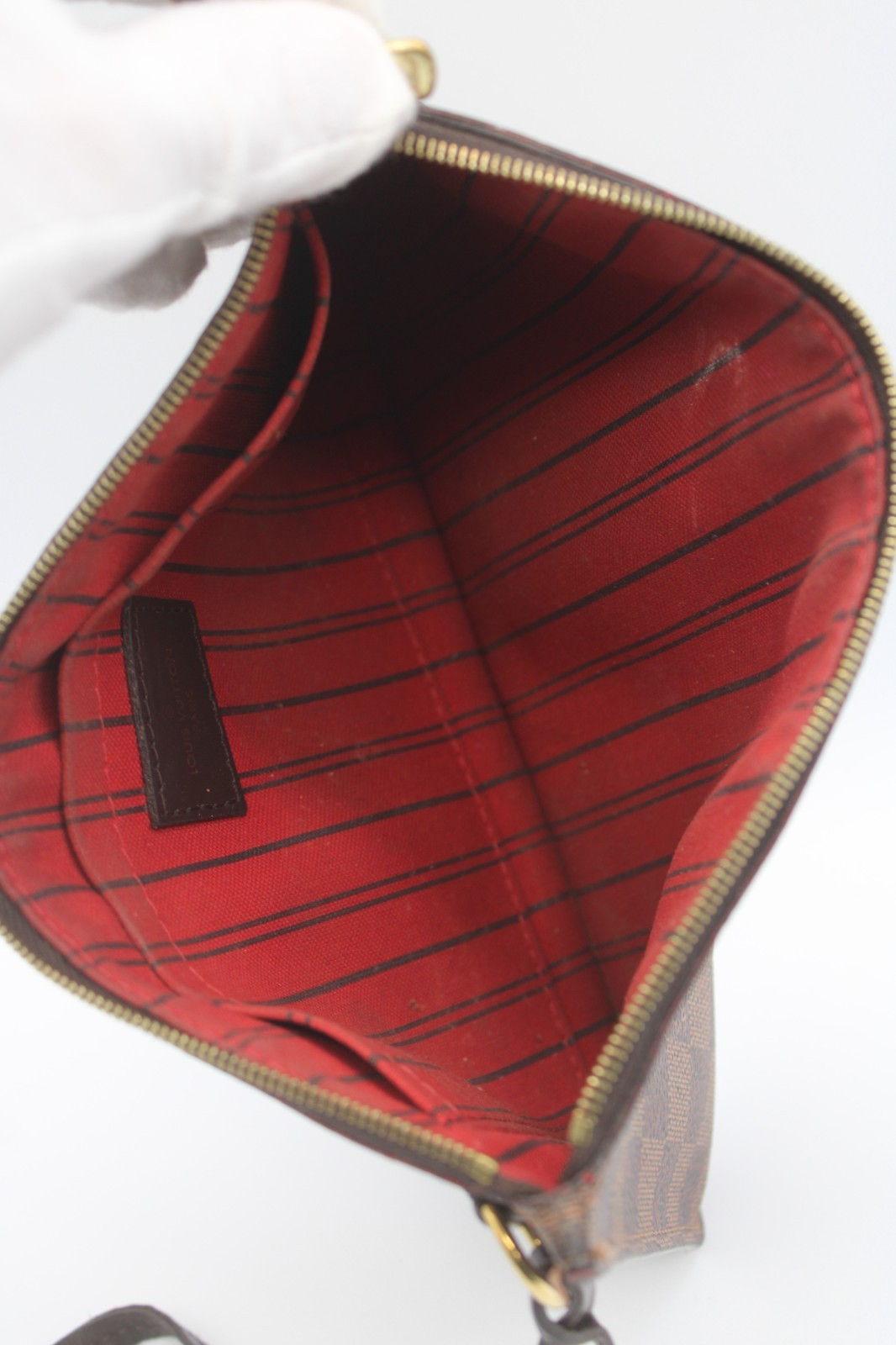 Louis Vuitton Neverfull GM Damier Ebene Tote + Pochette  Box Dust Bag