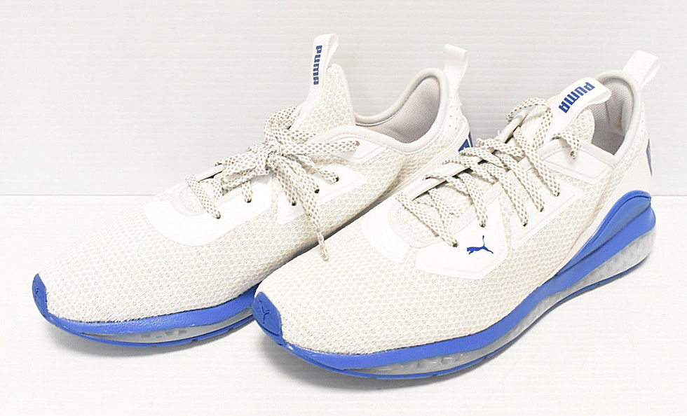 Thumbnail: PUMA 191674-05 SZ 8 WHITE RUNNING SNEAKERS Men's