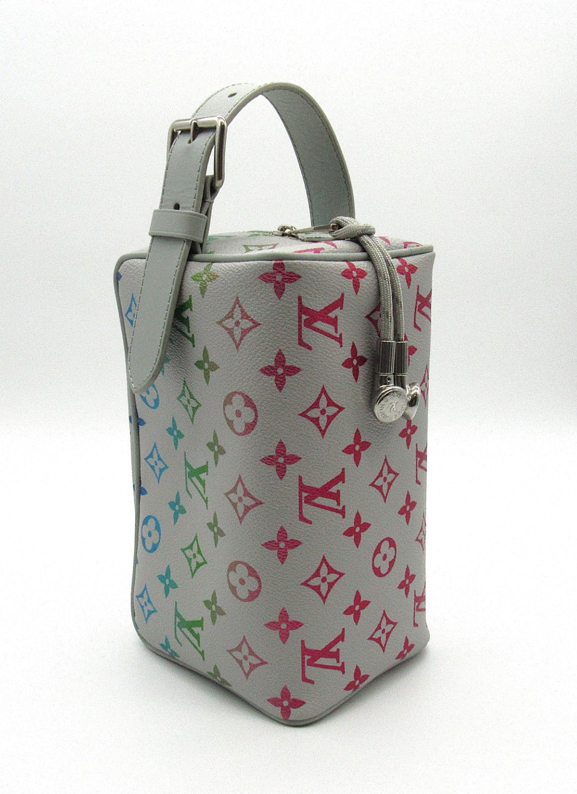 Louis Vuitton Multicolor Monogram Locker Dopp Kit Murakami Travel Pouch LIMITED