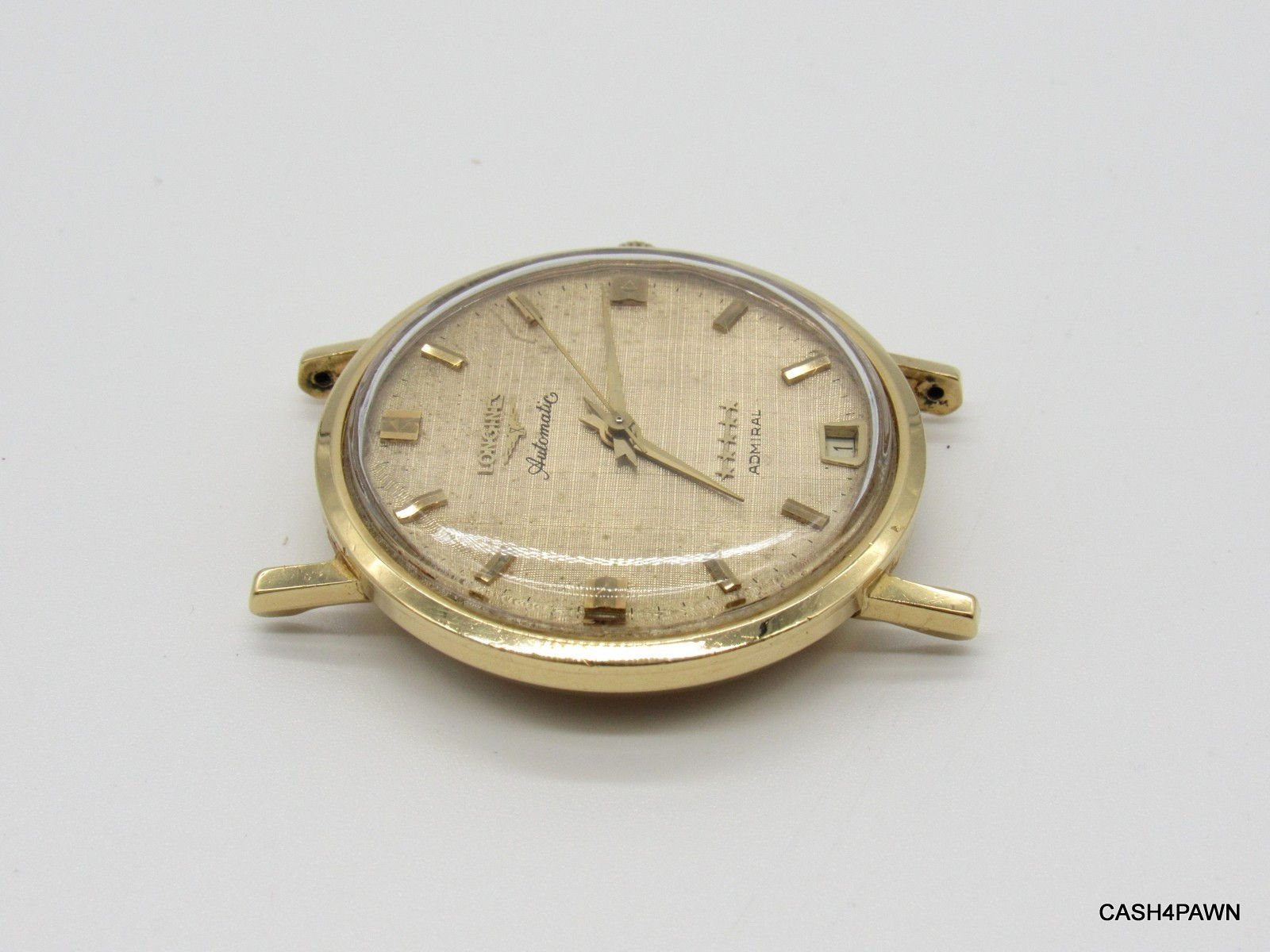 Vintage Longines Admiral 5 Star  18K Solid Gold  Automatic Watch Head