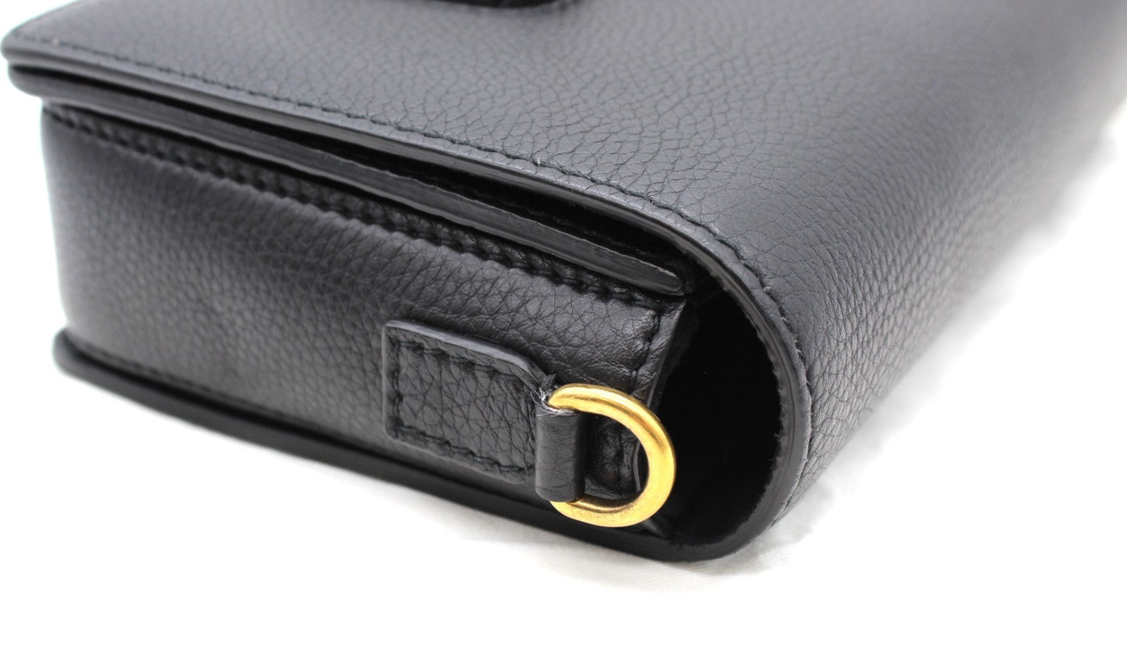 Dior Revolution (DioRevolution) Leather Shoulder CrossBody Flap Bag Gold Hardwar
