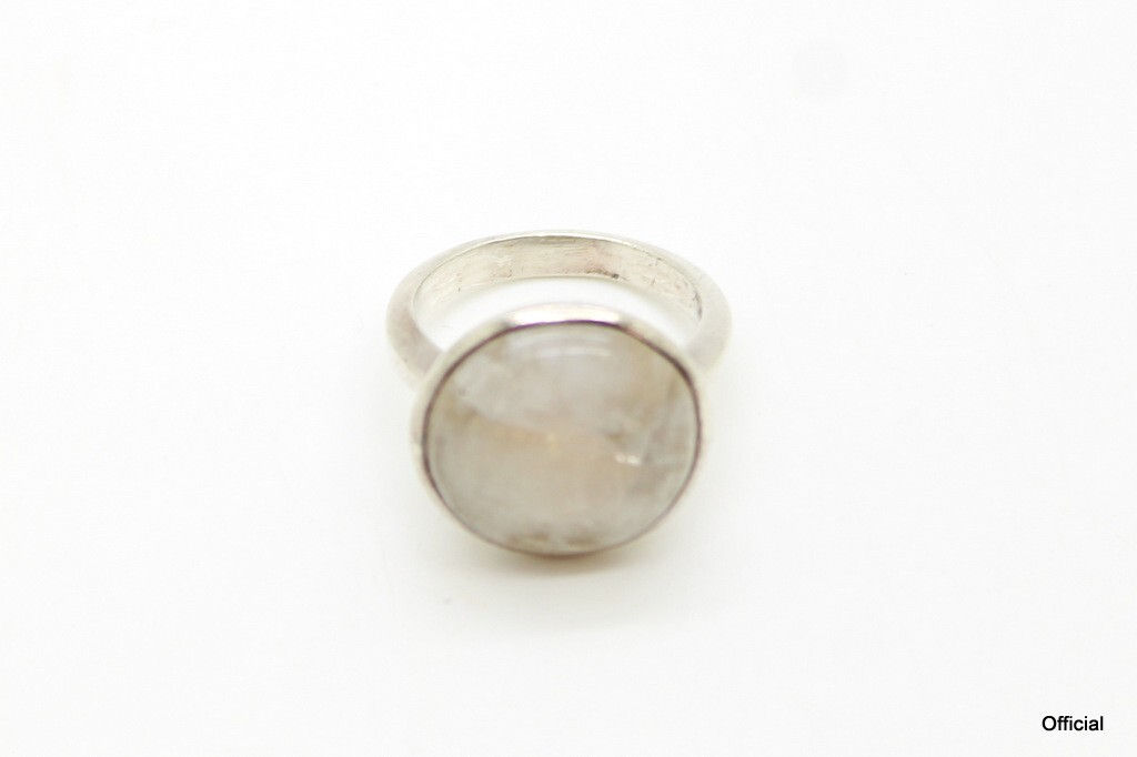 Moonstone Gemstone 925 Sterling Silver  Ring Wedding Ring SZ 7