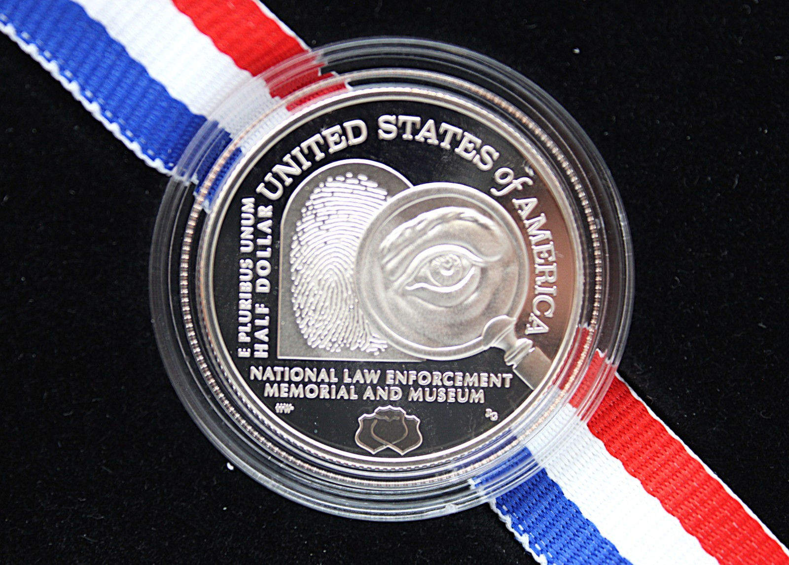 2021-S US Law Enforcement Proof Half Dollar OGP Box & COA Clad Coin