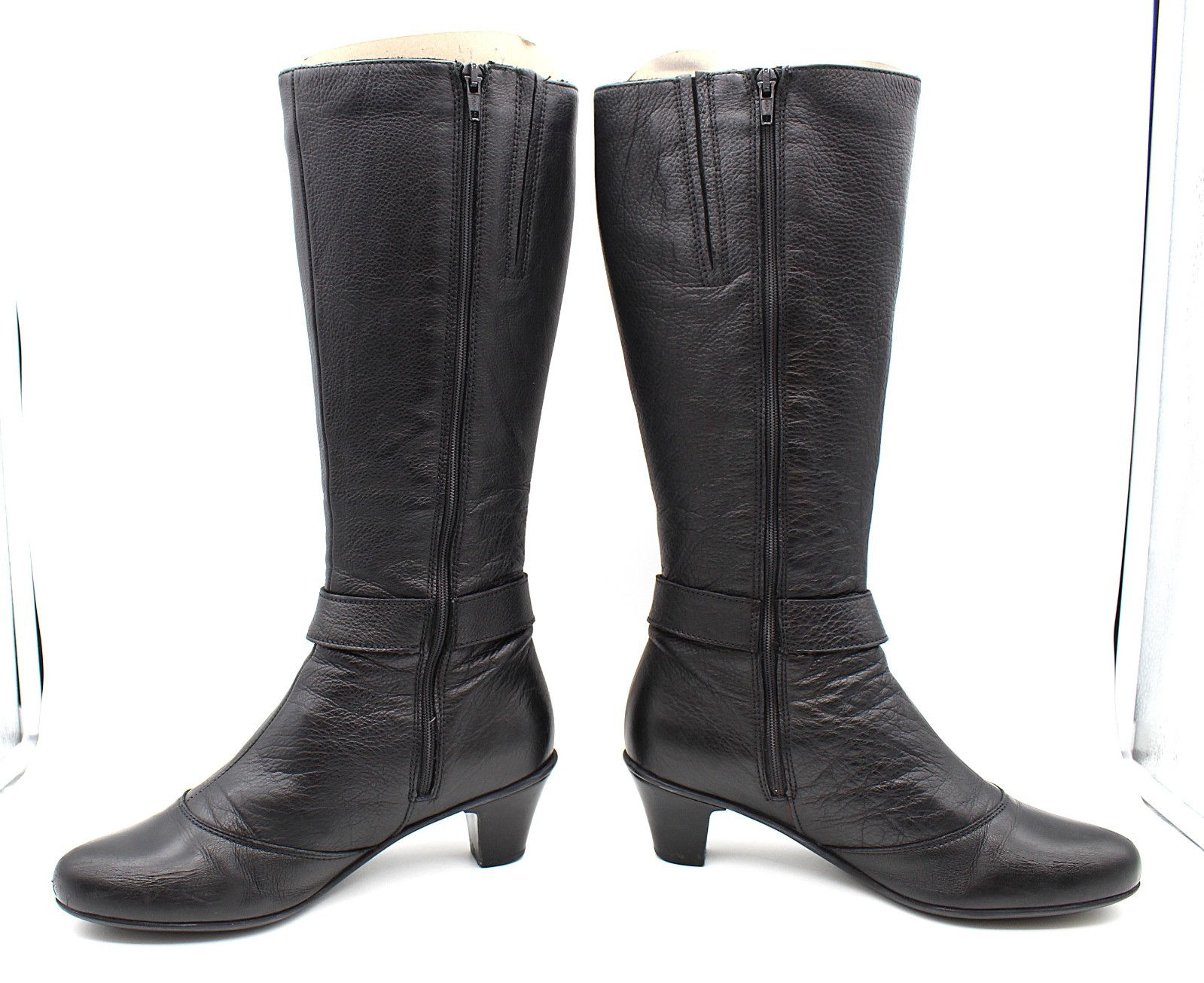 La Canadienne Richie Women's Black Leather Knee High Boots Size 9.5 M Canada