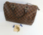 Authentic LOUIS VUITTON Brown Damier Ebe