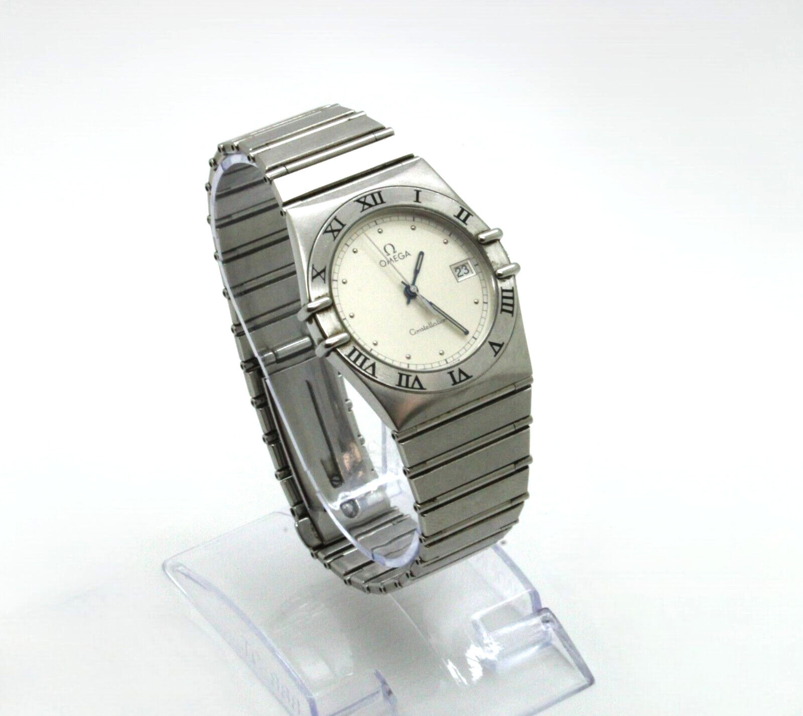 OMEGA Constellation Date Silver Dial Quartz Men's 396.1080