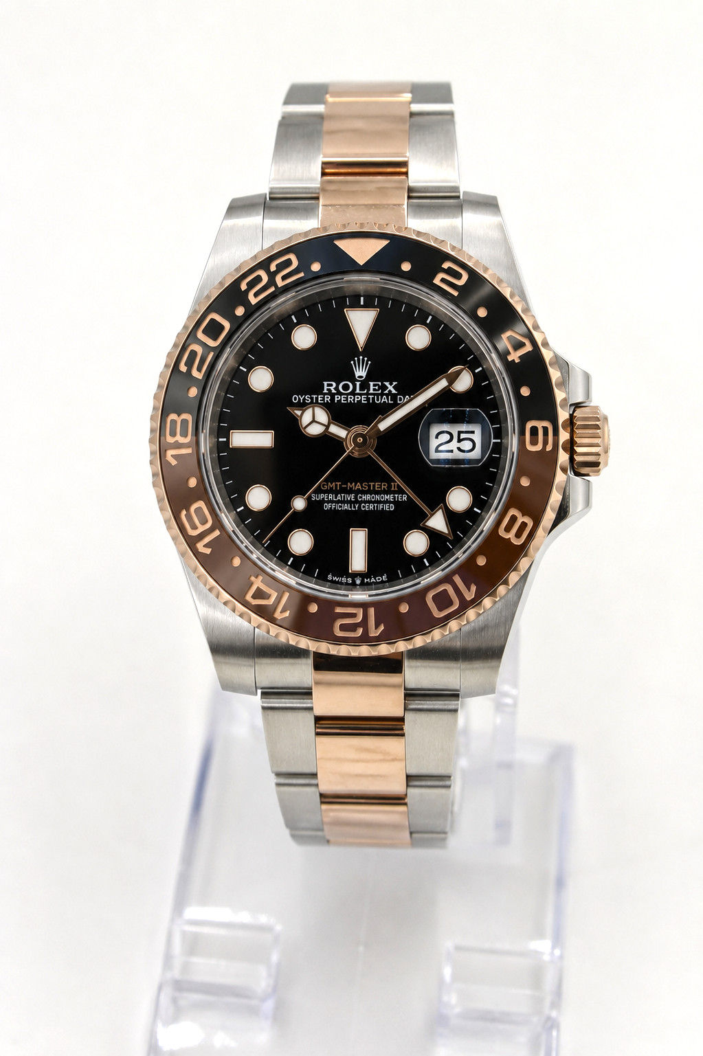 Rolex GMT-Master II 126711CHNR Root Beer 40mm Oystersteel Everose 2021 Box & Pap