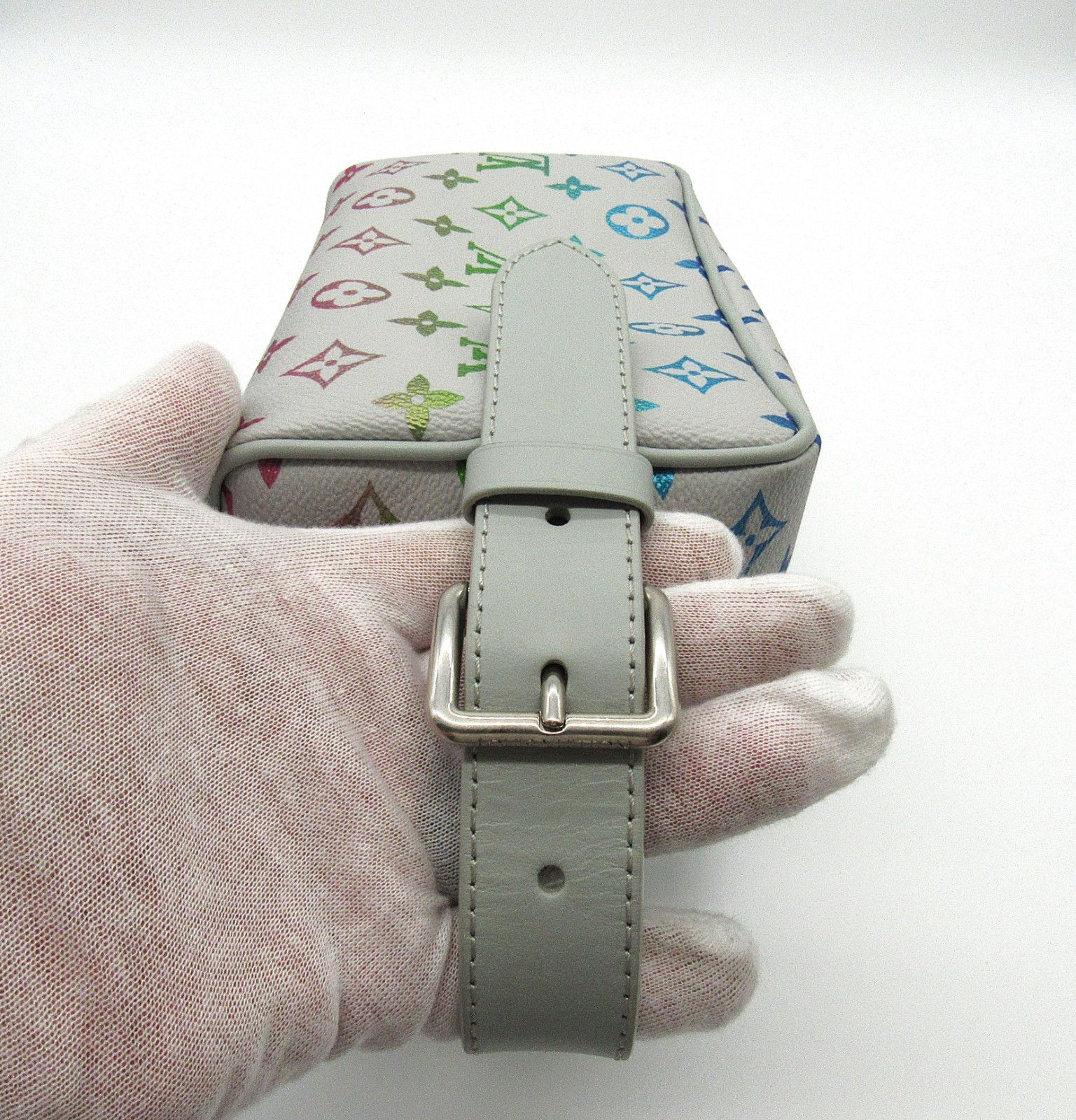Louis Vuitton Multicolor Monogram Locker Dopp Kit Murakami Travel Pouch LIMITED