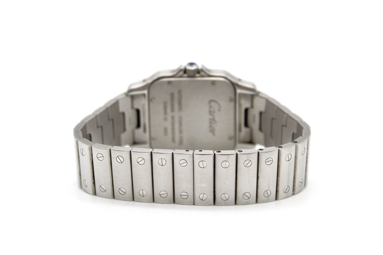Cartier Santos Galbée XL Automatic Steel Men's Watch W20098D6 Full Set Box/Paper