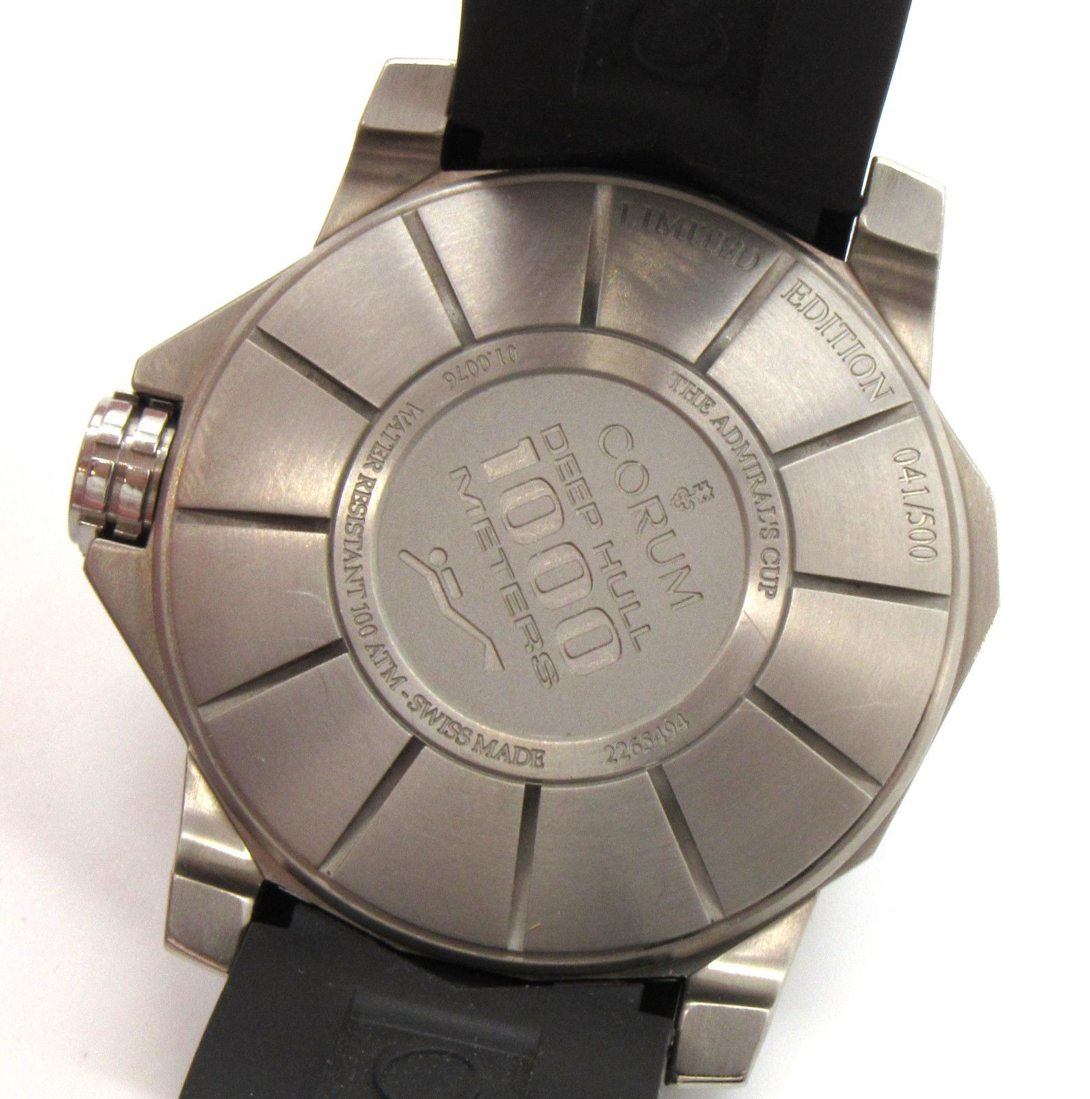 CORUM Admirals 46mm Titanium Diver # 01.0076 500pcs Limited Edition Men's Watch