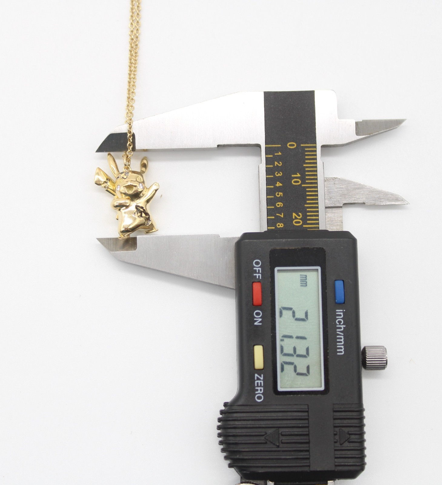 TIFFANY & CO. 18k Solid Gold Arsham Studios Pokémon Pikachu Pendant & Necklace