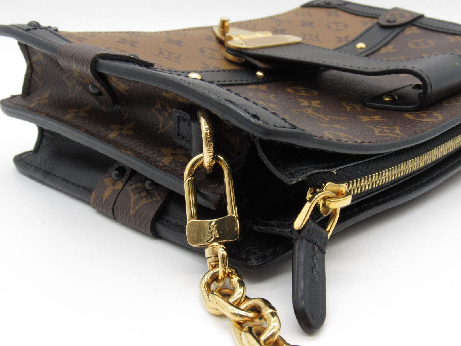 Louis Vuitton Reverse Monogram Trunk Clutch