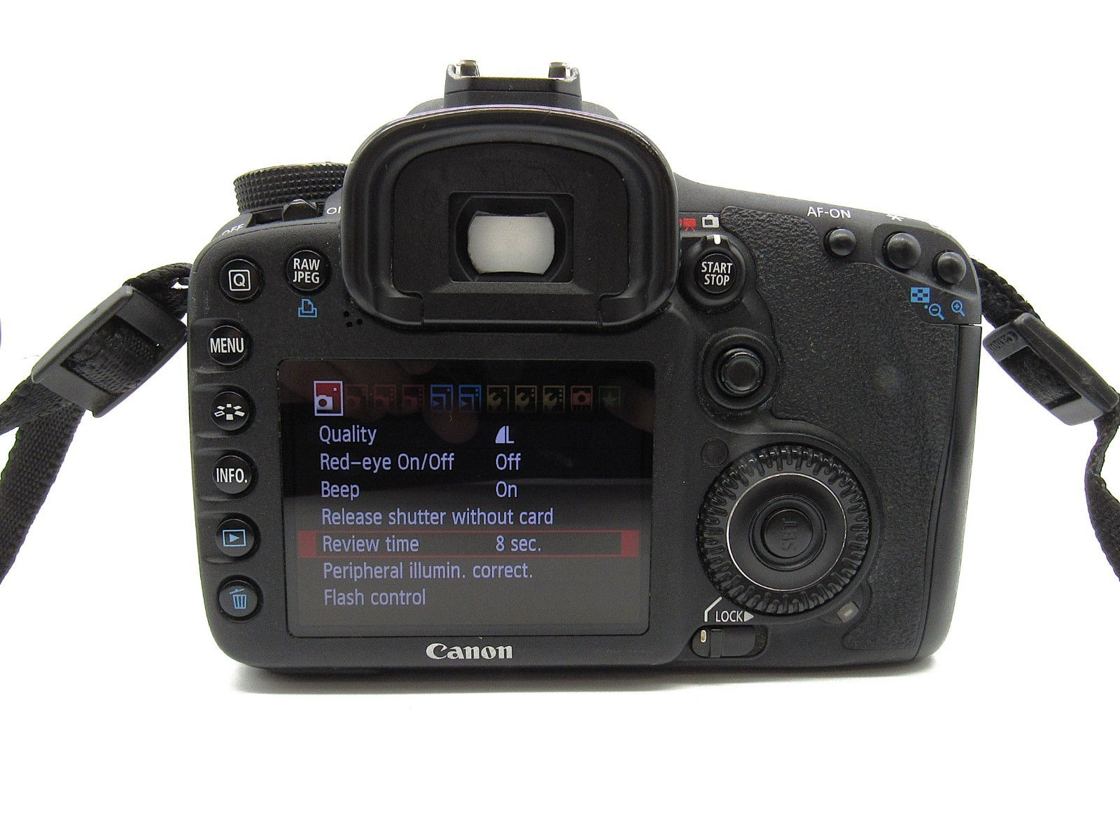 Canon EOS 7D 18.0MP Digital SLR Camera + Canon EF 28-135mm IS Lens + 2 Batteries