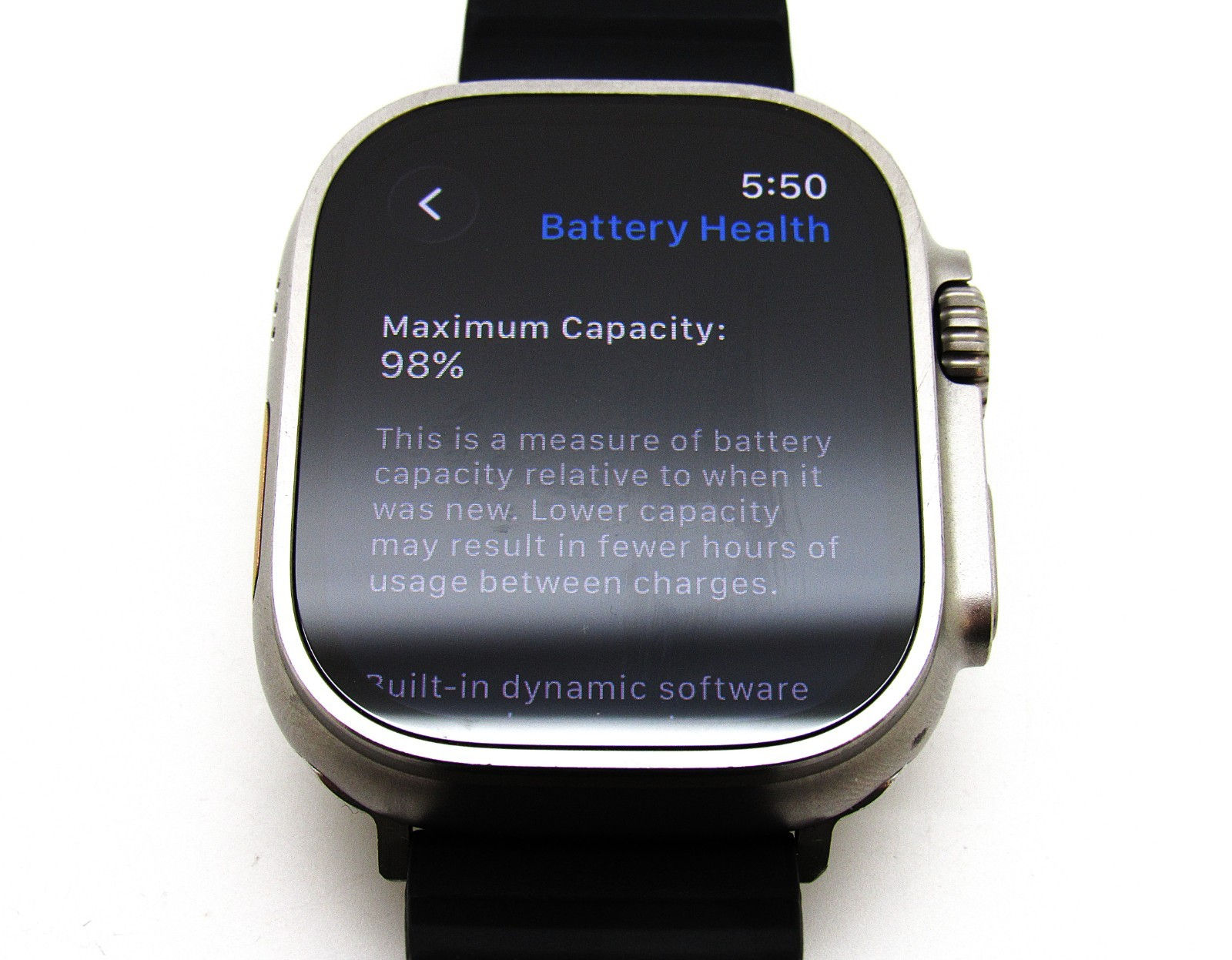 Apple Watch Ultra 2 49mm GPS + Cellular Titanium MREP3LL/A 98% Battery