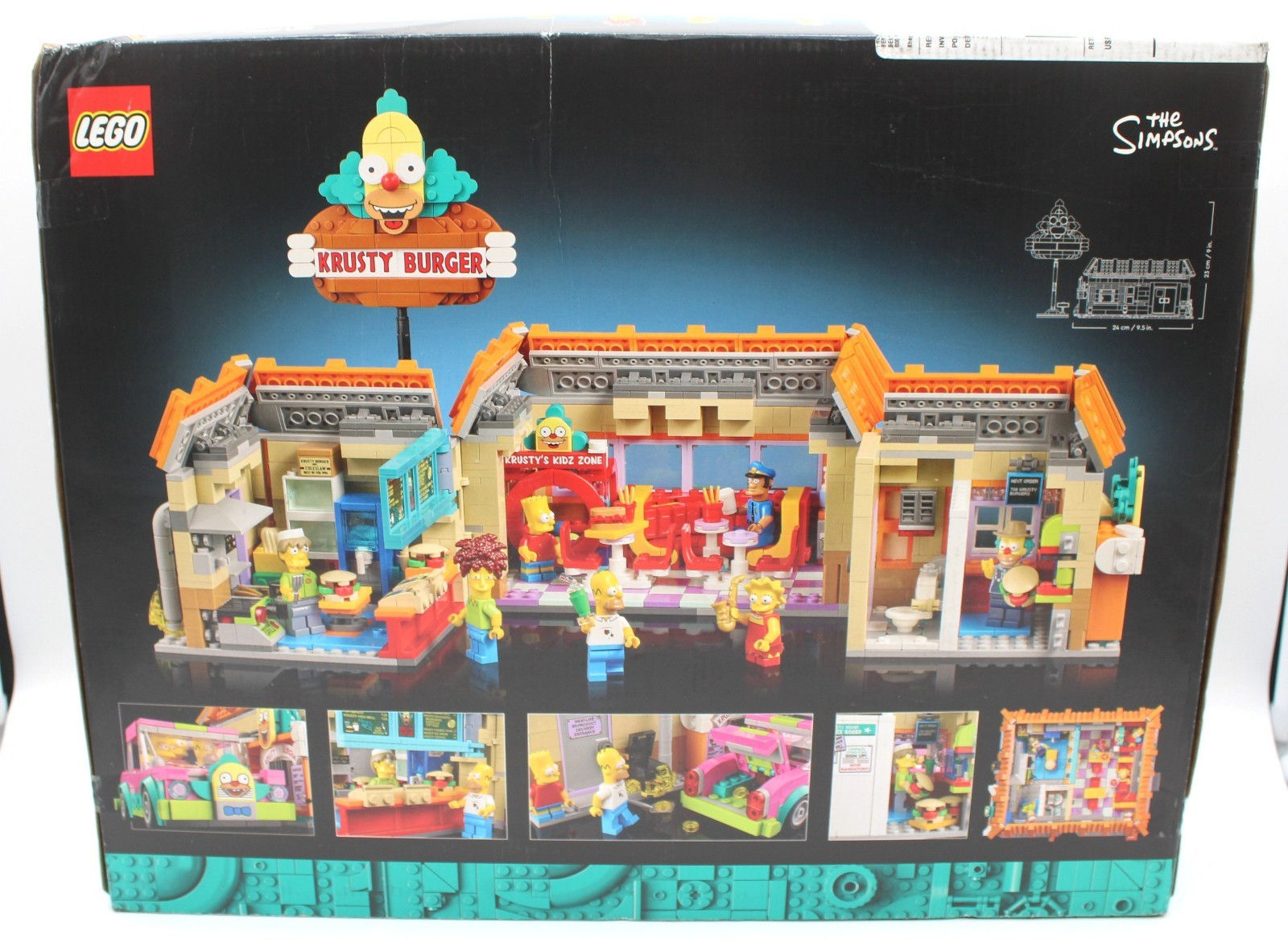 LEGO Icons 10352 Simpsons Krusty Burger Factory Sealed Collector Set 1635 pcs