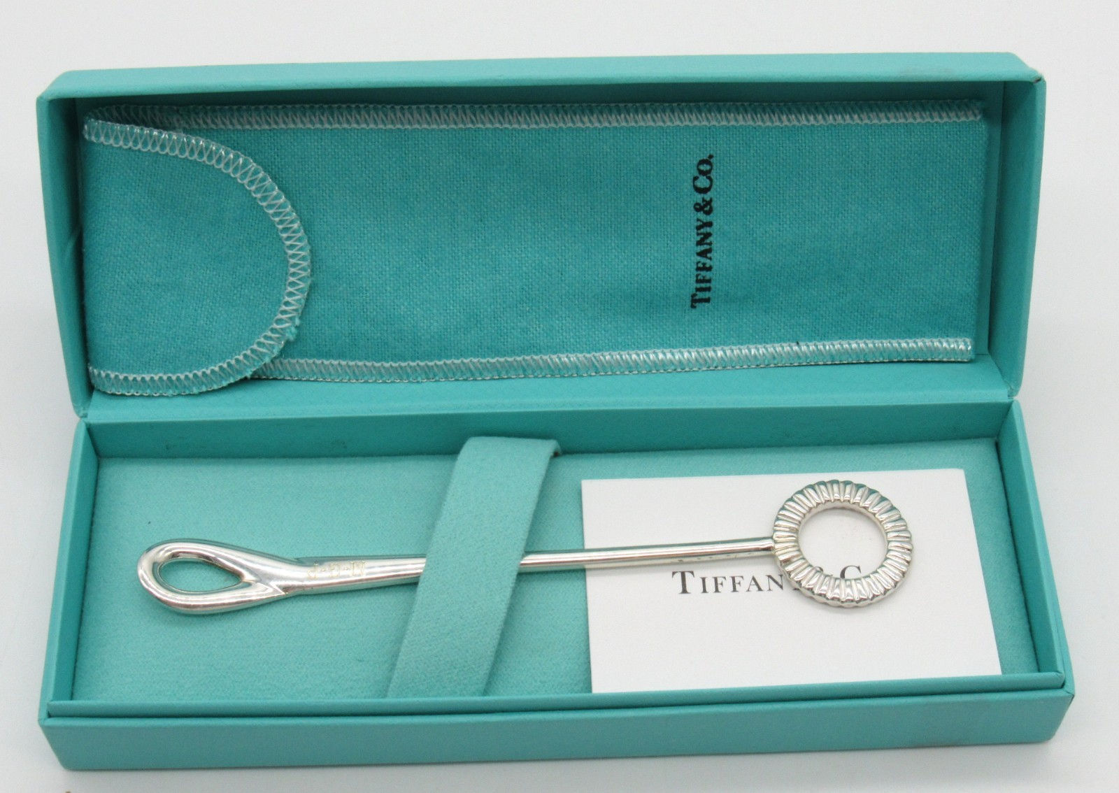 Tiffany & Co.  Elsa Peretti Padova 925 Sterling Silver Bubble Blower  5.25in